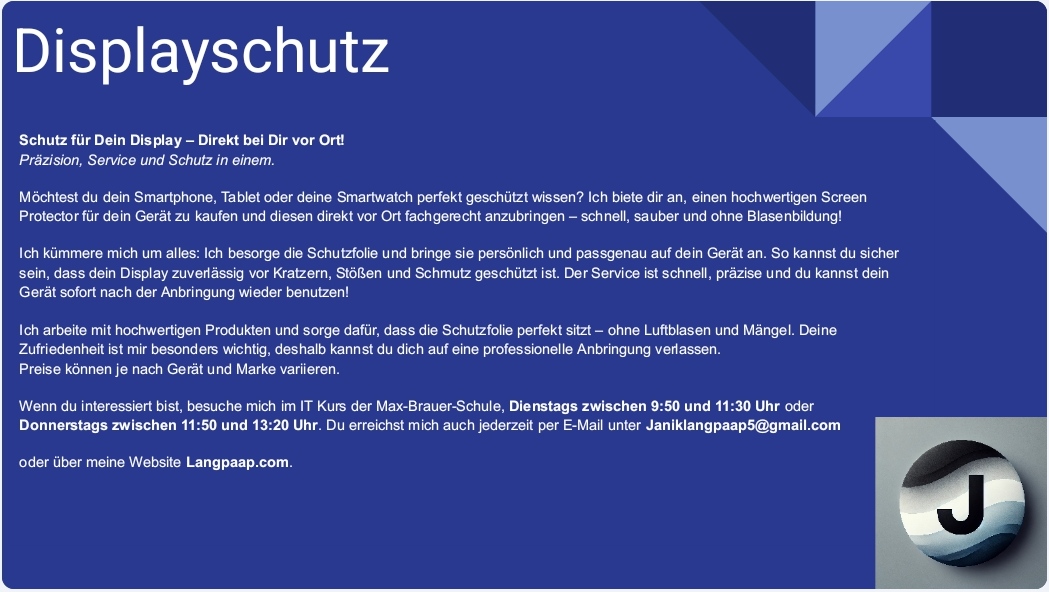 displayschutz
